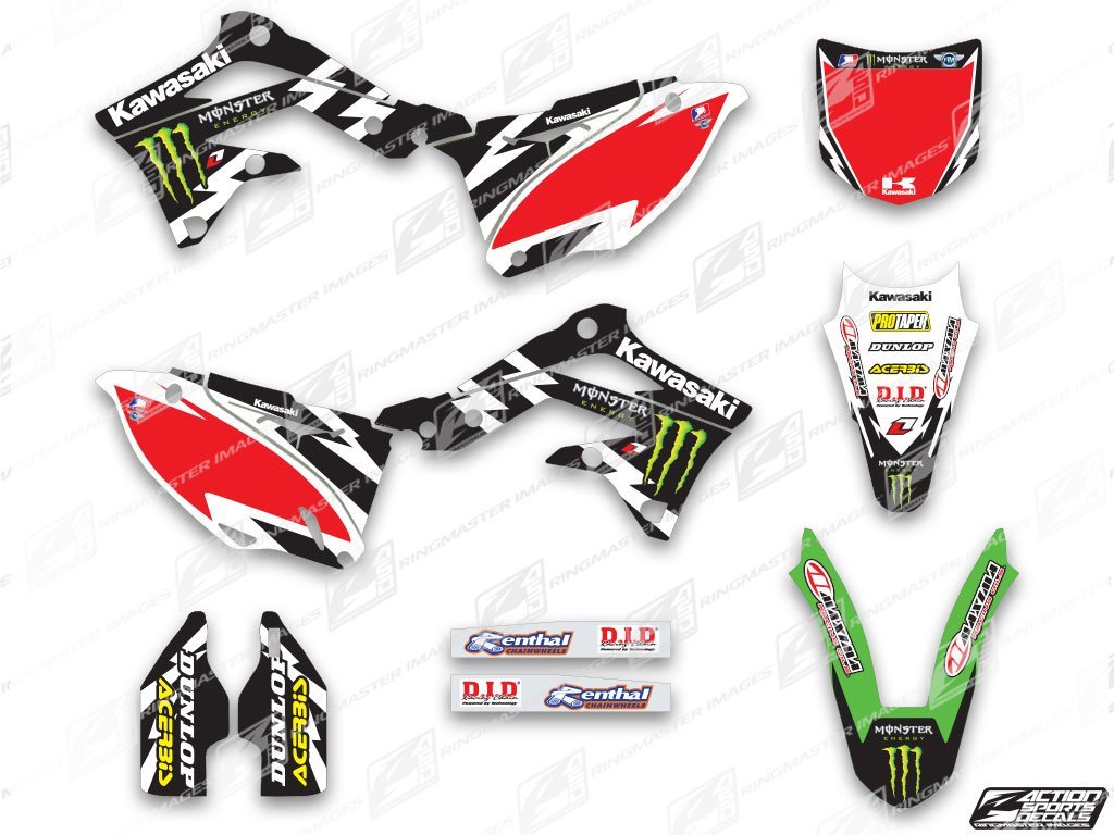 Kawasaki Monster Energy Decals
