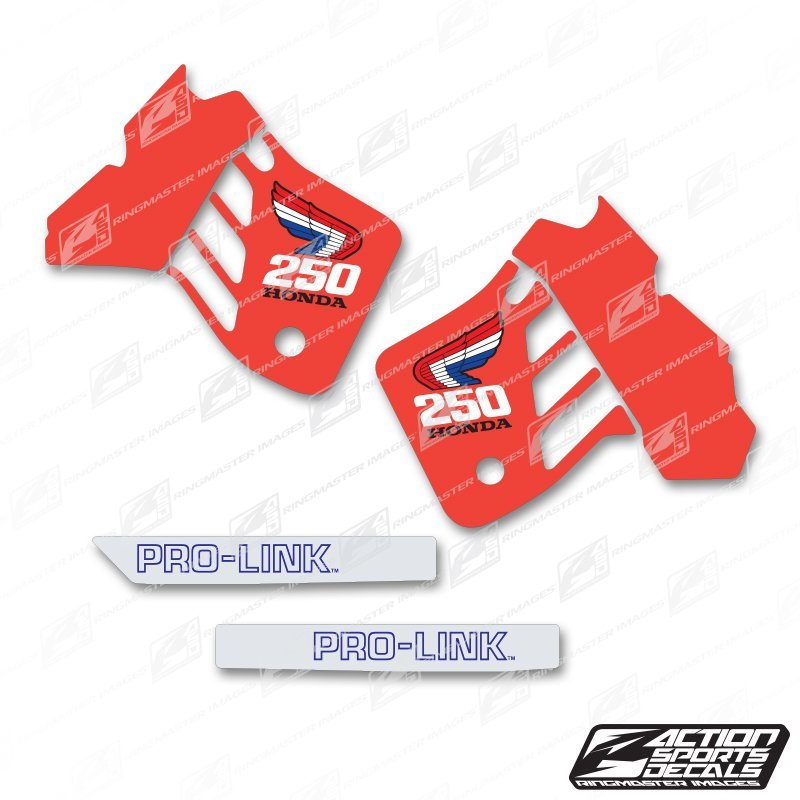 thumbnail image 2 of '82 Honda CR250 CR480 Number Plate Background Decals – 1982 CR250/CR480 – Unbranded 2 of 4